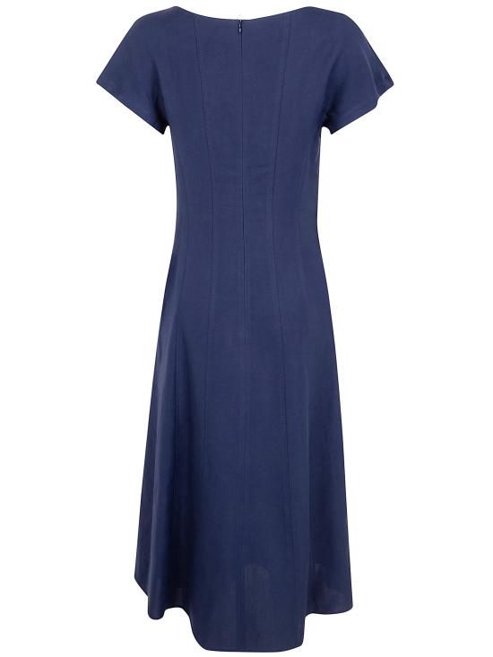 26SS 안토넬리 피렌체 미디 원피스 Q6604 935 812 DARK BLUE - ANTONELLI FIRENZE