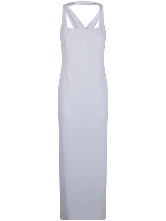 26SS 랄프 로렌 롱 원피스 253P08933001 WHITE