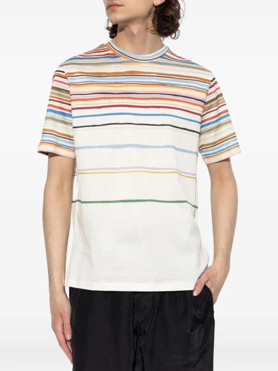 26SS 폴 스미스 반팔 티셔츠 M1R 919T VP5656 04 WHITE - PAUL SMITH