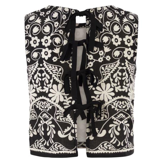 26SS 위켄드막스마라 민소매 티셔츠 2615161013600 BLACK - WEEKEND MAX MARA