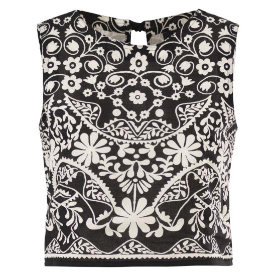 26SS 위켄드막스마라 민소매 티셔츠 2615161013600 BLACK