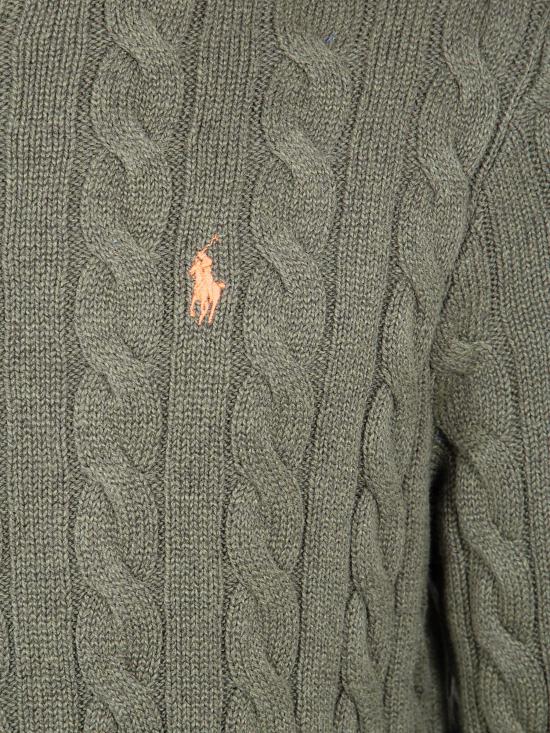 26SS 폴로 랄프로렌 로고 자수 케이블 니트 스웨터 710 775 885 542 GARDEN TRAIL HEATHER - POLO RALPH LAUREN
