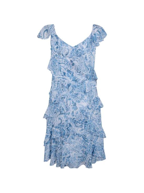 26SS 랄프 로렌 숏 원피스 253P11986001 WHITE BLUE - RALPH LAUREN