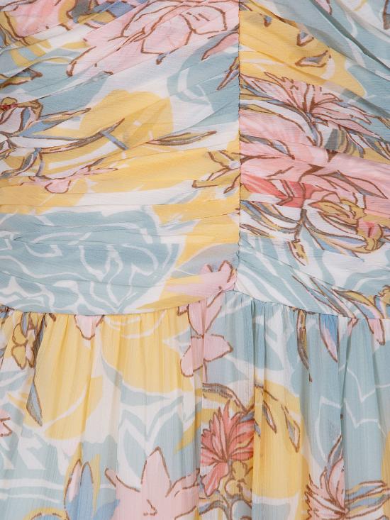 26SS 랄프 로렌 롱 원피스 253P08930001 CREAM BLUE MULTI - RALPH LAUREN