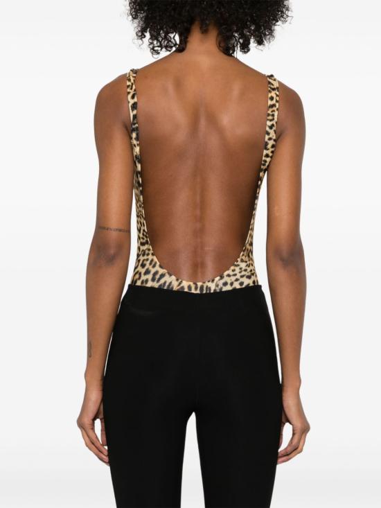 26SS 노마카말리 원피스 수영복 KK324XPL031656 CHEETAH Leopardato - NORMA KAMALI