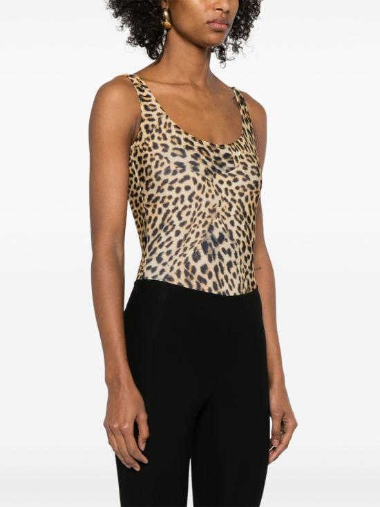 26SS 노마카말리 원피스 수영복 KK324XPL031656 CHEETAH Leopardato - NORMA KAMALI