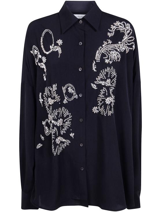 26SS 드리스 반 노튼 블라우스 261 010759 3078 900 BLACK - DRIES VAN NOTEN