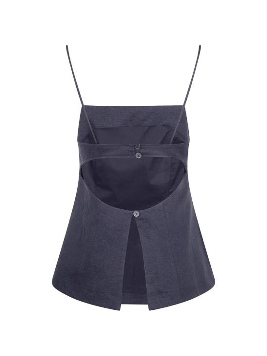 26SS 세미쿠튀르 민소매 티셔츠 S6SN04 Y69 BLACK - SEMI-COUTURE