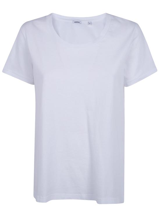 26SS 아스페시 반팔 티셔츠 Z422 D073 10072 WHITE