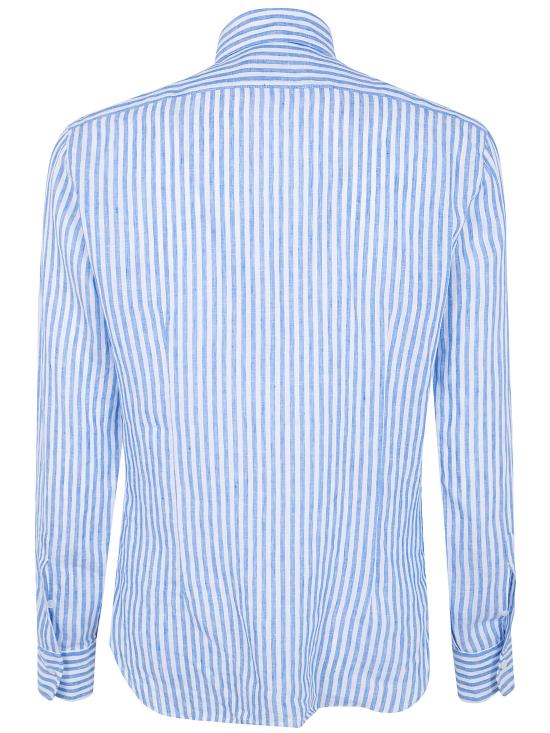 26SS 발바 긴팔 셔츠 BSUBSP0154039 R 0004 LIGHT BLUE STRIPES - BARBA