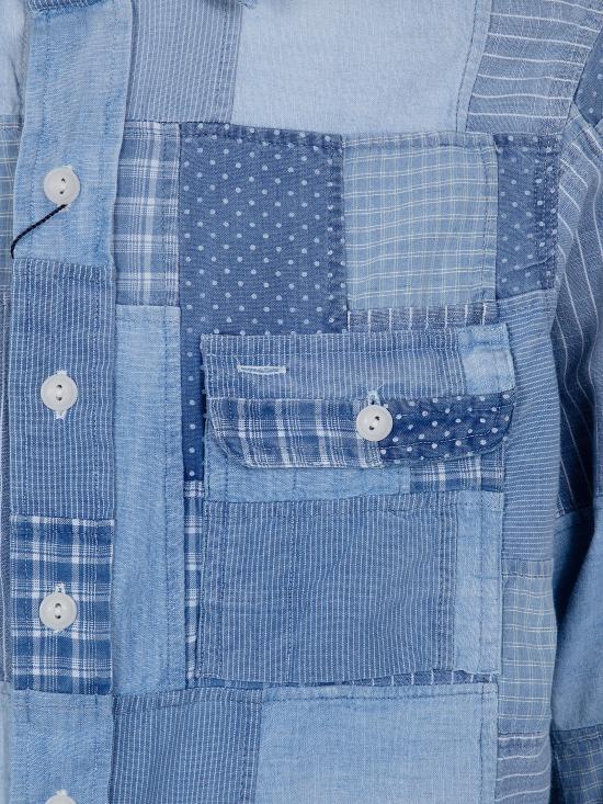26SS 폴로 랄프로렌 긴팔 셔츠 710 B14 280 001 INDIGO PATCHWORK - POLO RALPH LAUREN
