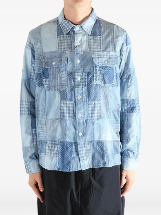 26SS 폴로 랄프로렌 긴팔 셔츠 710 B14 280 001 INDIGO PATCHWORK - POLO RALPH LAUREN