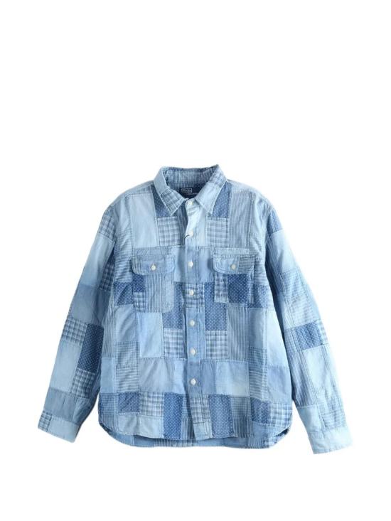 26SS 폴로 랄프로렌 긴팔 셔츠 710 B14 280 001 INDIGO PATCHWORK