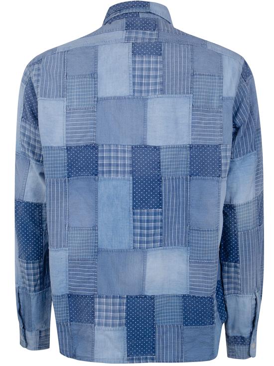 26SS 폴로 랄프로렌 긴팔 셔츠 710 B14 280 001 INDIGO PATCHWORK - POLO RALPH LAUREN