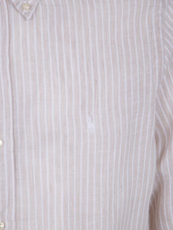 26SS 폴로 랄프로렌 긴팔 셔츠 710 B15 594 006 COASTAL BEIGE WHITE - POLO RALPH LAUREN