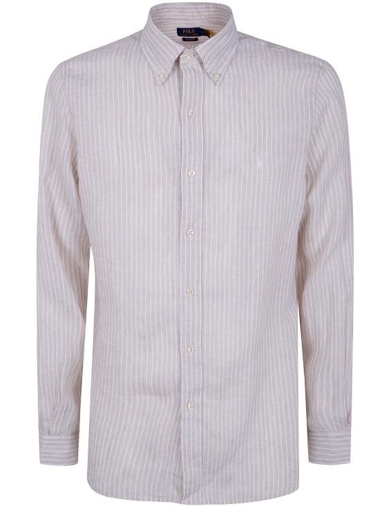 26SS 폴로 랄프로렌 긴팔 셔츠 710 B15 594 006 COASTAL BEIGE WHITE - POLO RALPH LAUREN