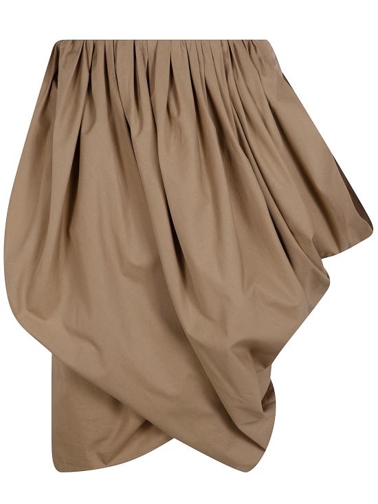 26SS 끌로에 미디 스커트 CH26UJU41141 3B6 AMBER OLIVE