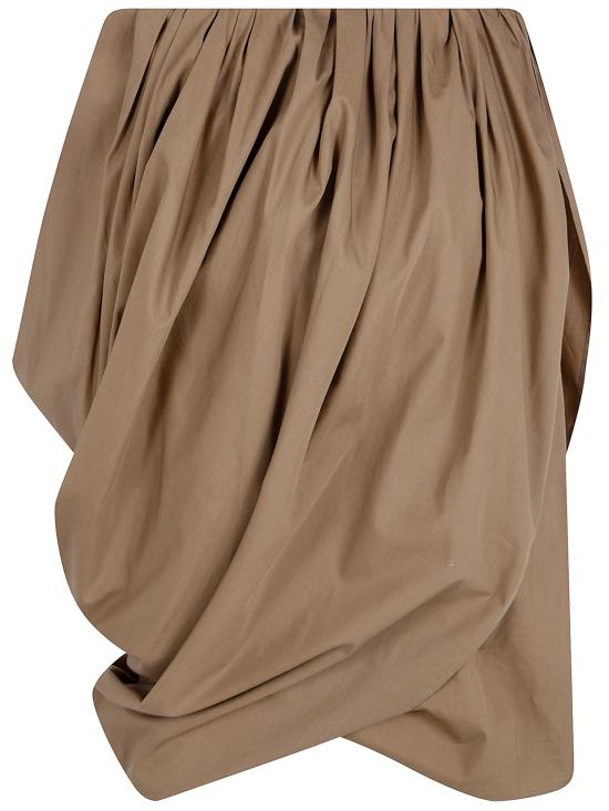 26SS 끌로에 미디 스커트 CH26UJU41141 3B6 AMBER OLIVE - CHLOE