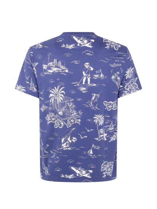 26SS 폴로 랄프로렌 반팔 티셔츠 710 B16 619 001 HRBR ISLAND BEAR BOATHOUSE NVY - POLO RALPH LAUREN