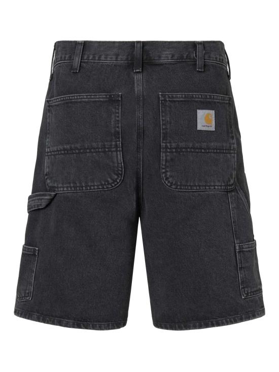 26SS 칼하트 WIP 더블 니 쇼츠 I034867 8906BLACK STONE WASHED Black stone washed - CARHARTT WIP