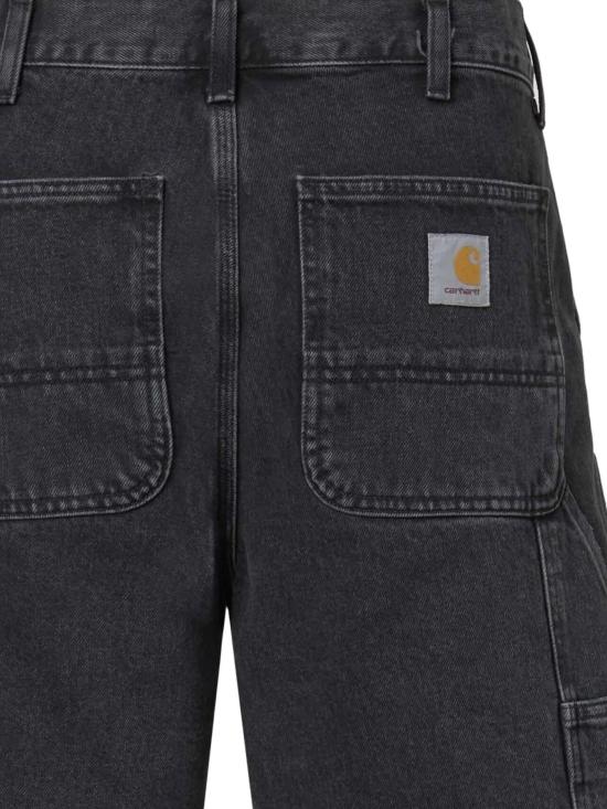 26SS 칼하트 WIP 더블 니 쇼츠 I034867 8906BLACK STONE WASHED Black stone washed - CARHARTT WIP