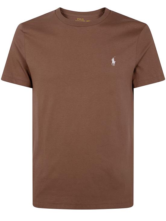 26SS 폴로 랄프로렌 포니로고 자수 반팔 티셔츠 710 671 438 536 ROYAL BROWN - POLO RALPH LAUREN