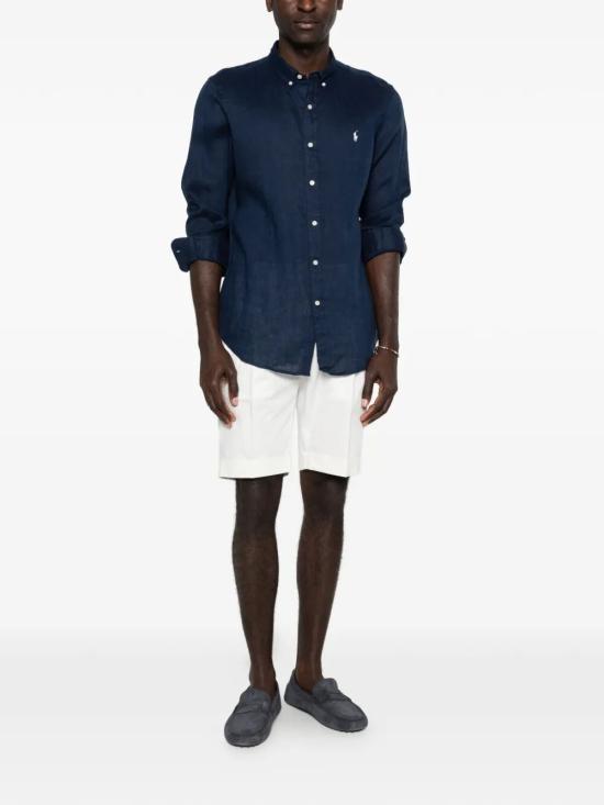 26SS 폴로 랄프로렌 긴팔 셔츠 710 968 915 506 NEWPORT NAVY WITH WHITE PP - POLO RALPH LAUREN