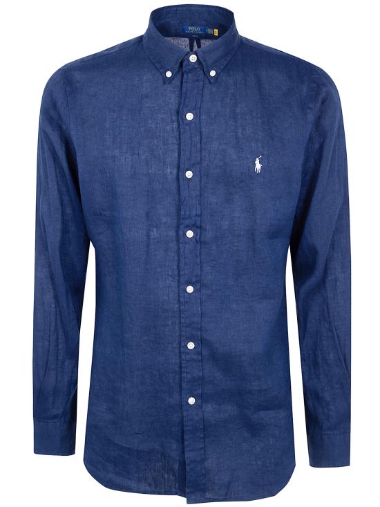 26SS 폴로 랄프로렌 긴팔 셔츠 710 968 915 506 NEWPORT NAVY WITH WHITE PP