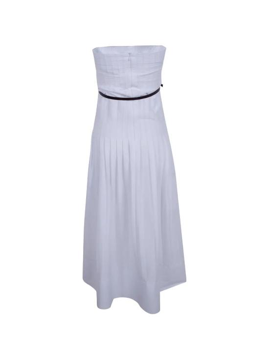 26SS 세미쿠튀르 롱 원피스 S6SK27 A03 WHITE - SEMI-COUTURE