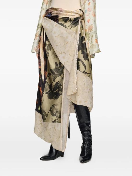 26SS 마르지엘라 미디 스커트 S29ME0042 M35986 002S BROWN - MAISON MARGIELA