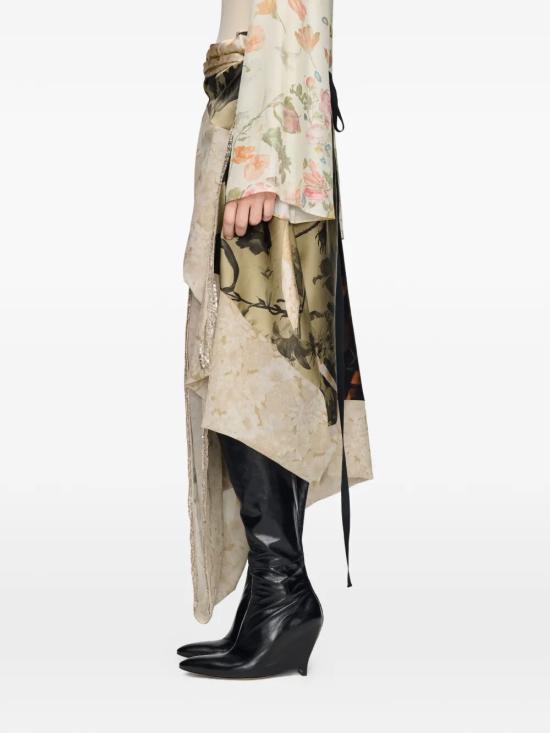 26SS 마르지엘라 미디 스커트 S29ME0042 M35986 002S BROWN - MAISON MARGIELA