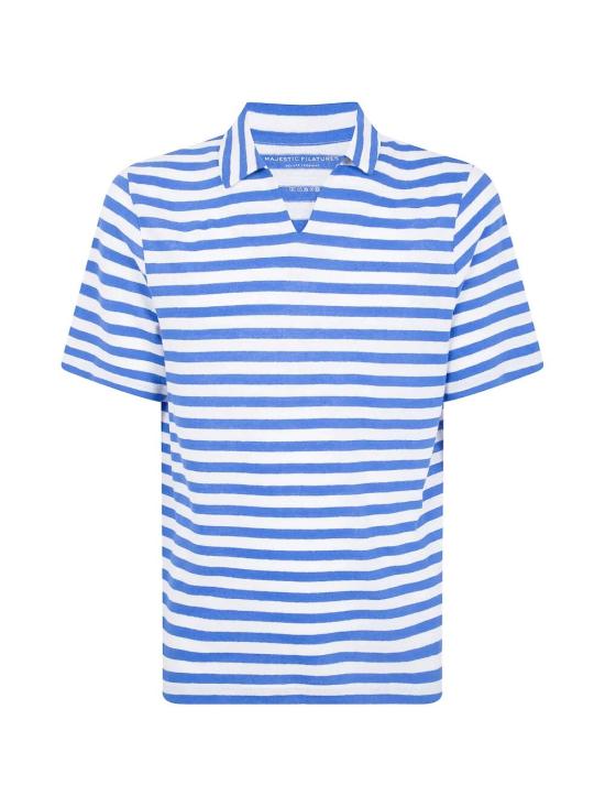 26SS 마제스틱필라쳐 폴로 티셔츠 M611 HP0 119 1111 MARINE - MAJESTIC FILATURES