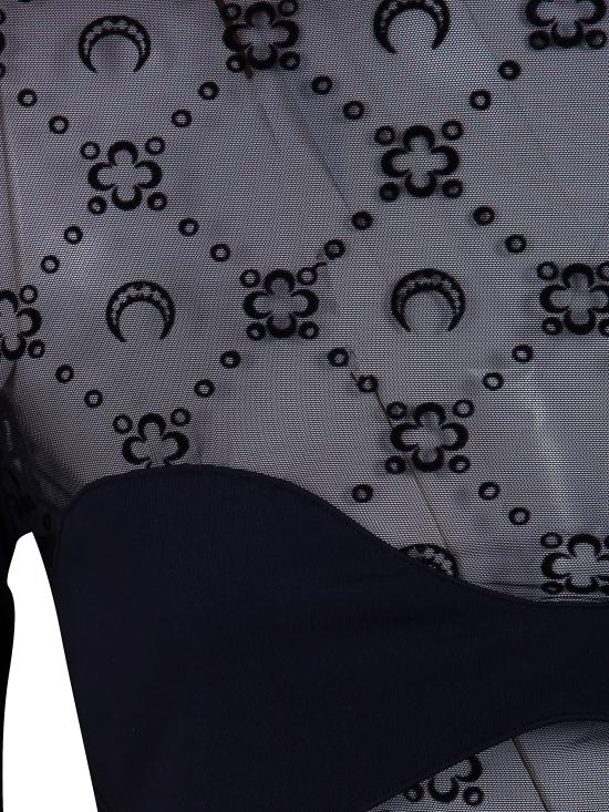 26SS 마린세르 바디수트 티셔츠 WTO474ACJER0005 BK99 BLACK - MARINE SERRE