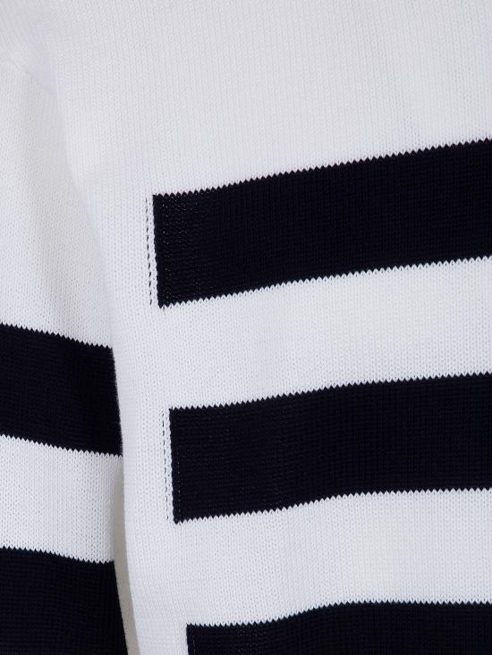 26SS 누어 긴팔 티셔츠 261MYA38101 02 ECRU NAVY - NUUR