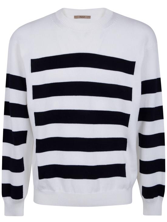 26SS 누어 긴팔 티셔츠 261MYA38101 02 ECRU NAVY