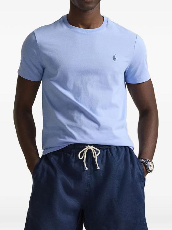 26SS 폴로 랄프로렌 포니로고 자수 반팔 티셔츠 710 671 438 020 AUSTIN BLUE - POLO RALPH LAUREN