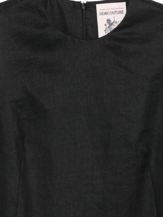 26SS 세미쿠튀르 숏 원피스 S6SN18 Y69 BLACK - SEMI-COUTURE