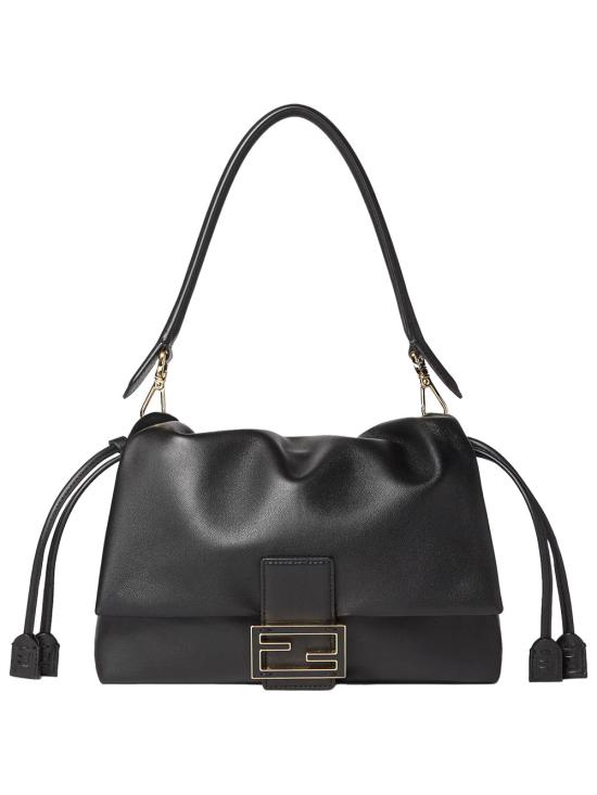 26SS 펜디 맘마백 미디엄 8BR833 AQ0D F0KUR NERO ORO SOFT