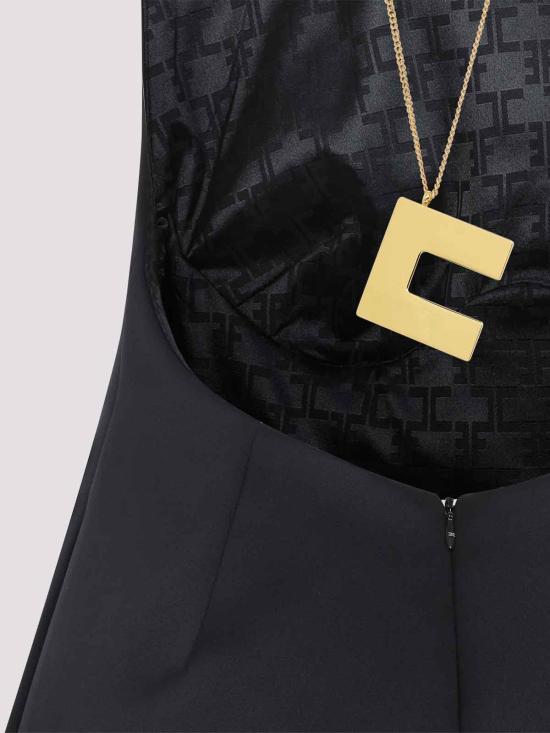 26SS 엘리자베타프랜치 숏 원피스 AB87162E2644 Brown - ELISABETTA FRANCHI