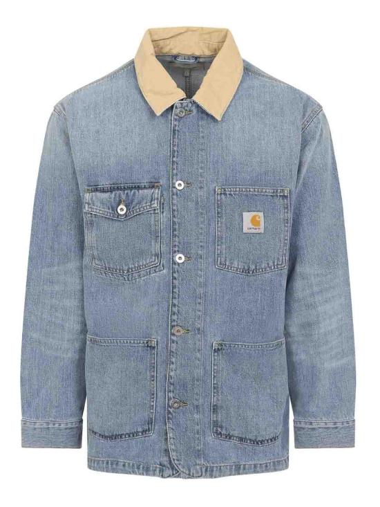 26SS 칼하트 데님 자켓 I0365922XNUR03 Brown