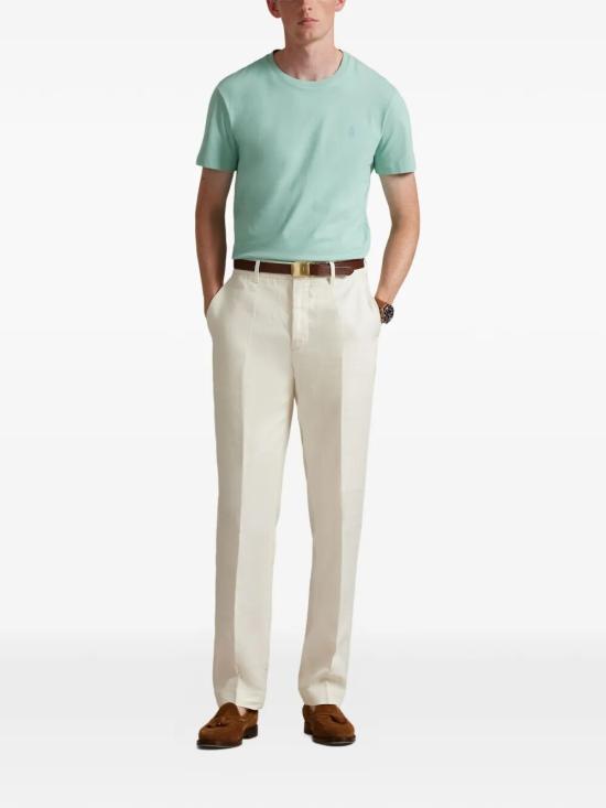 26SS 폴로 랄프로렌 포니로고 자수 반팔 티셔츠 710 671 438 507 CELADON - POLO RALPH LAUREN