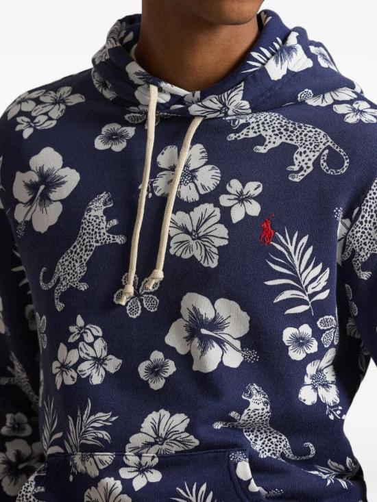 26SS 폴로 랄프로렌 후드 티셔츠 710 B20 819 001 JAGUAR TROPICAL NEWPORT NAVY - POLO RALPH LAUREN