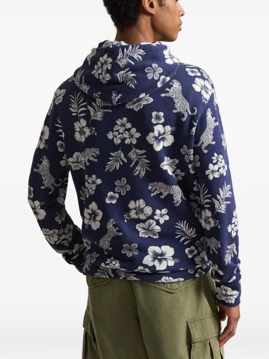 26SS 폴로 랄프로렌 후드 티셔츠 710 B20 819 001 JAGUAR TROPICAL NEWPORT NAVY - POLO RALPH LAUREN