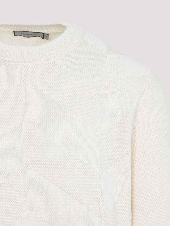 26SS 카날리 스웨터 C1191MK024713 White - CANALI