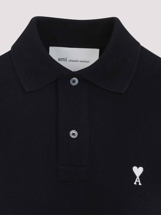 26SS 아미 스몰 하트 로고 폴로 티셔츠 HPL411760045 White - AMI