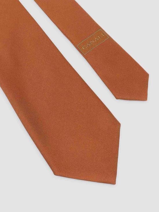 26SS 카날리 넥타이 89HJ045266 Orange - CANALI
