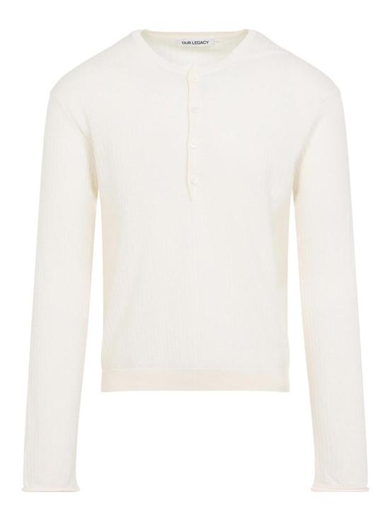 26SS 아워레가시 파인 헨리 코튼 티셔츠 M2263FIIVORY White