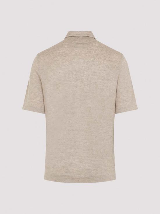 26SS 에르메네질도제냐 폴로 티셔츠 UH352A3H770N02 Beige - ERMENEGILDO ZEGNA