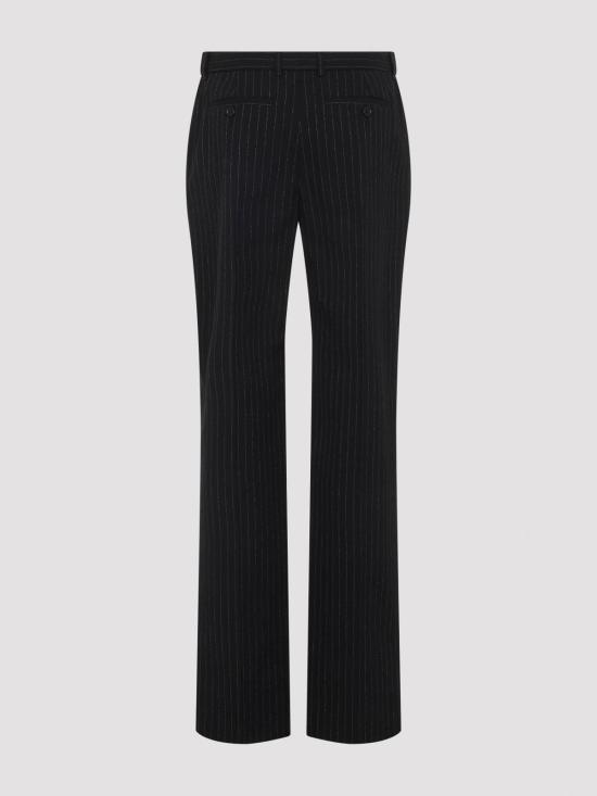 26SS 알렉산더 맥퀸 스트레이트 팬츠 858326QJAFX1389 Black - ALEXANDER MCQUEEN