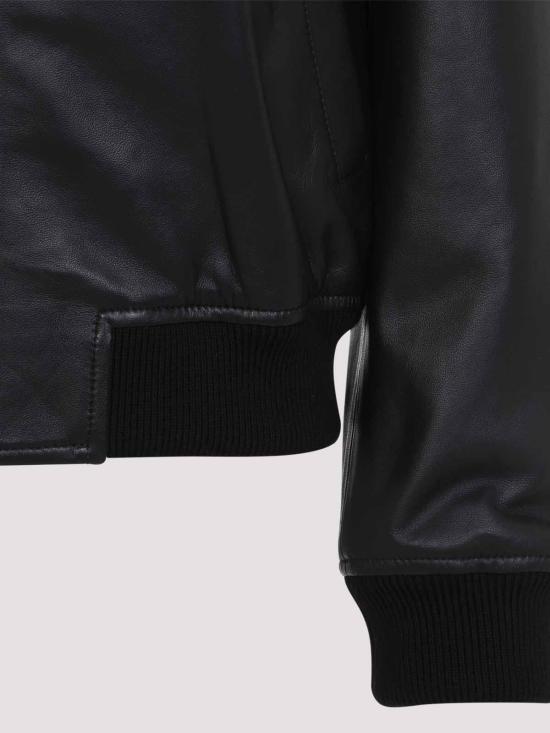 26SS 이브살로몬 가죽 자켓 26E25EYV20155APXXC99 Black - YVES SALOMON